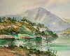 Griechenland Korfu Dassia Bucht mit Booten Hans Möller 1969 Aquarell  WANG2 : Hans Möller, 1969, Aquarell, Reisen Südeuropa, Griechenland, Korfu Dassia Bucht mit Booten, Korfu Dassia, 3 Monatsreise mit A+K.Möller, Kay Möller / Annelies Möller, Weitere Infos unter : http://www.maler-hans-moeller.de, mailto:info@maler-hans-moeller.de